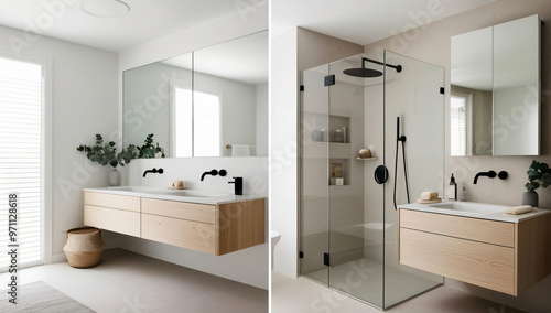 Wallpaper Mural Designing a bathroom in Scandinavian style Torontodigital.ca