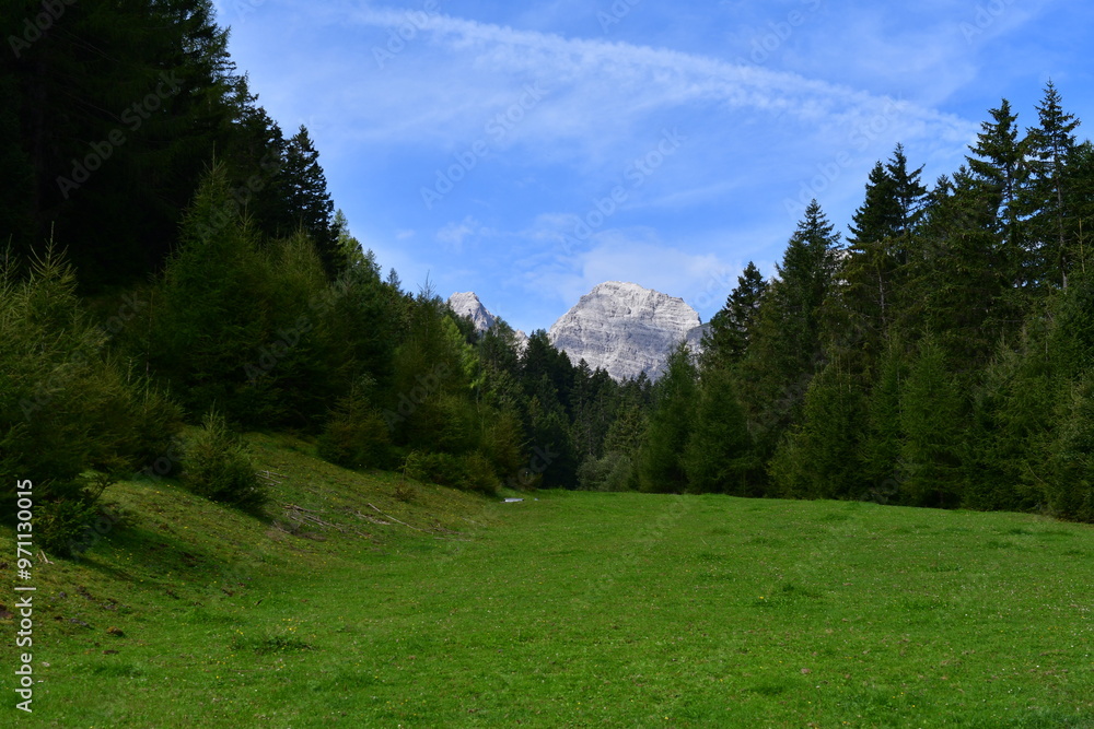 Schöne Landschaft im Stubaital in Tirol