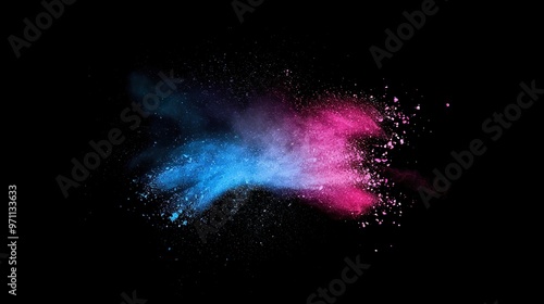 abstract_colored_dust_explosion_on_a_black_background