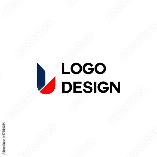 Modern business company logo design