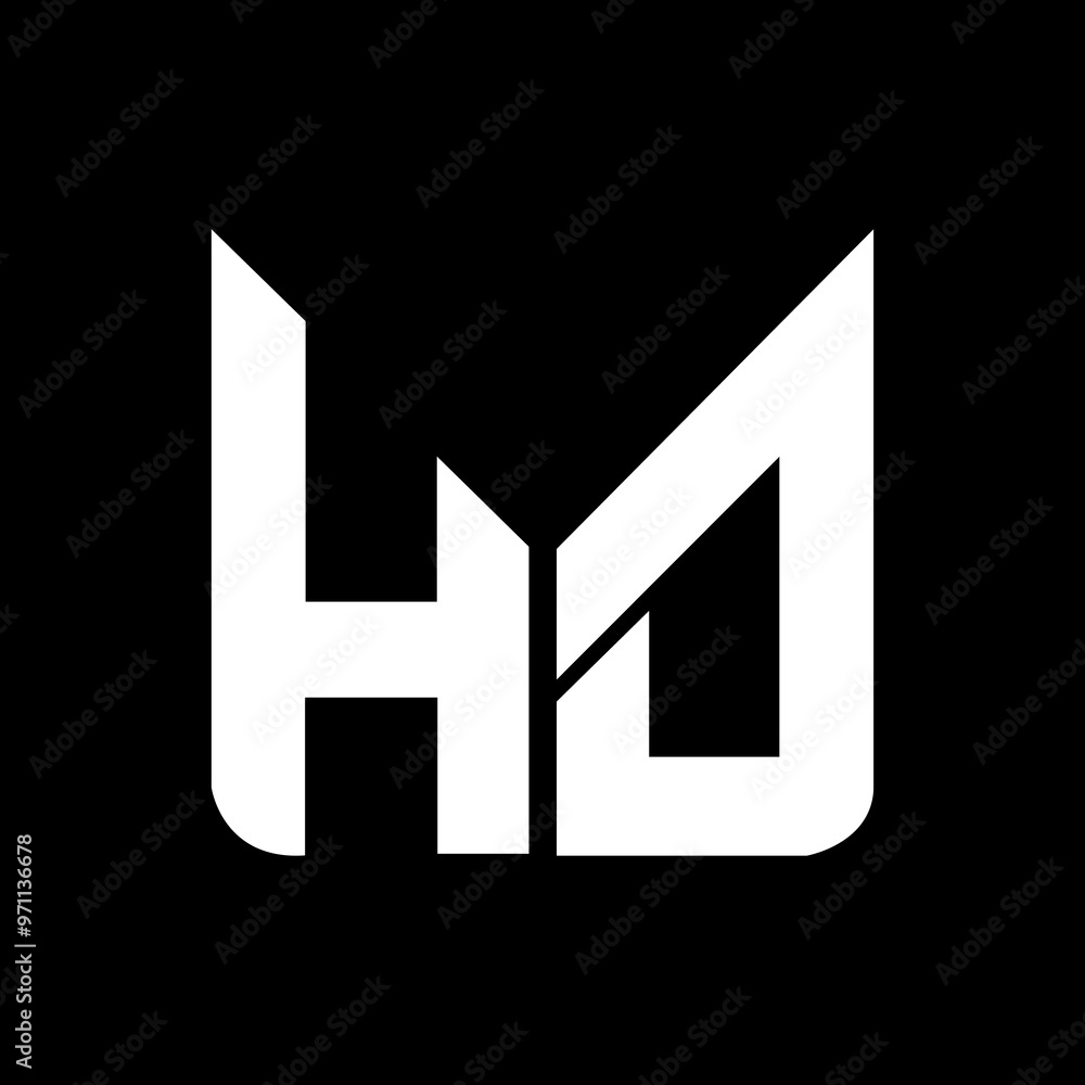 Vector HD letter concept template Vector HD letter concept template