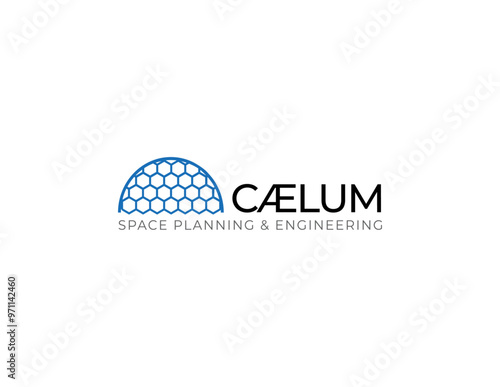 Caelum, house, letter, letters, text, texts, icon, blue, black, design, clean, professional, template, logo., logo, business, company, logotype, concept, shape, circle