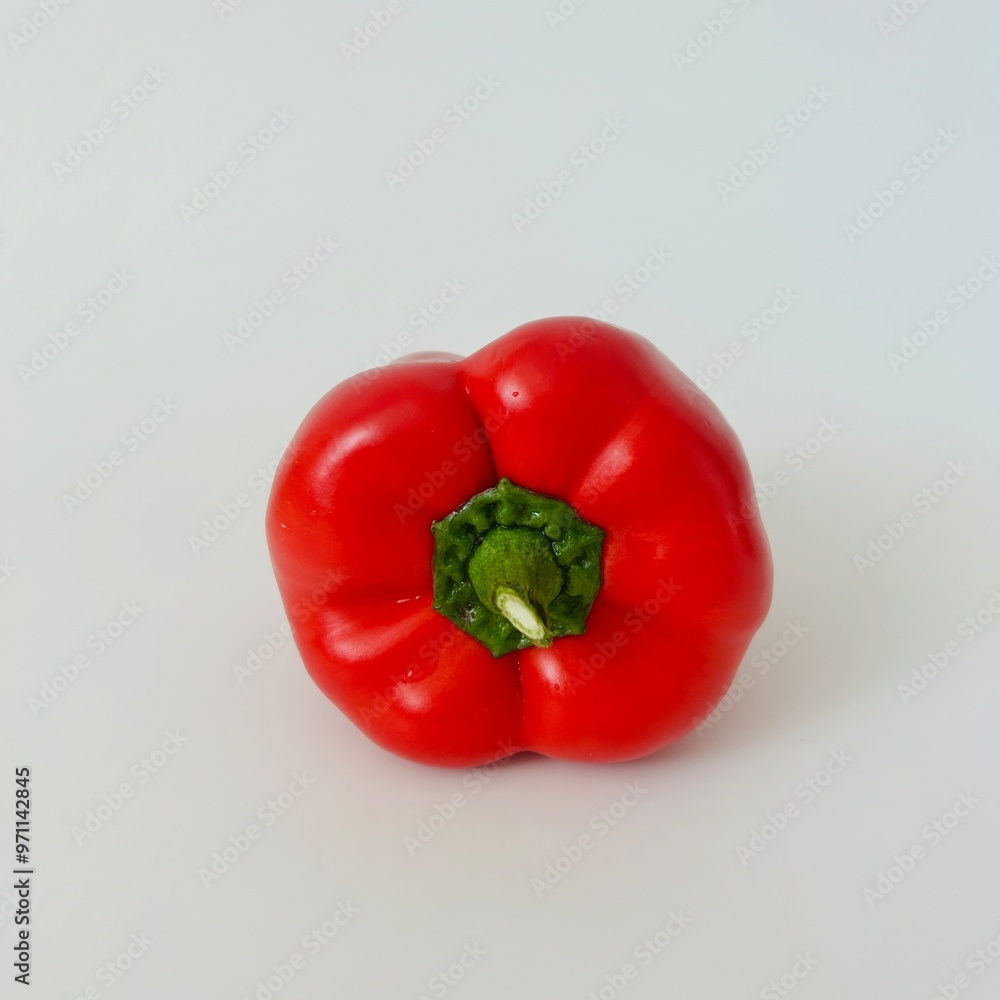 Red Bell Pepper Vegetable as Salad Ingredient Red Bell Pepper Vegetable as Salad Ingredient