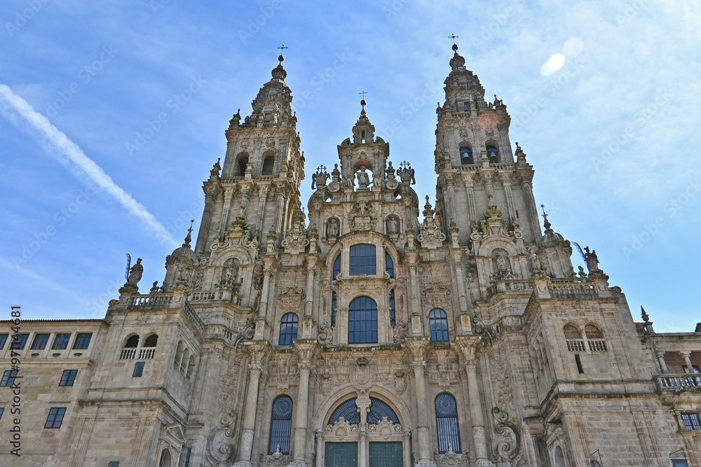 Santiago de Compostela, Galizia, la cattedrale - Spagna Santiago de Compostela, Galizia, la cattedrale - Spagna