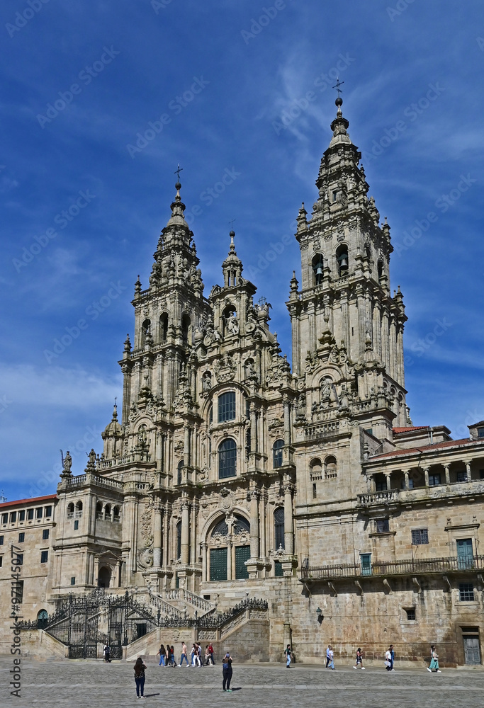 Santiago de Compostela, Galizia, la cattedrale - Spagna Santiago de Compostela, Galizia, la cattedrale - Spagna