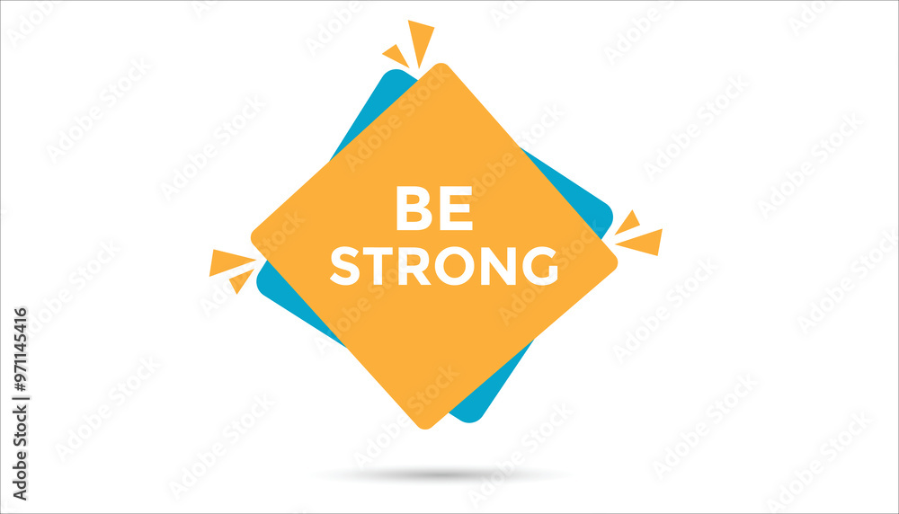 Be strong open button web banner templates. Vector Illustration
Be strong open button web banner templates. Vector Illustration
