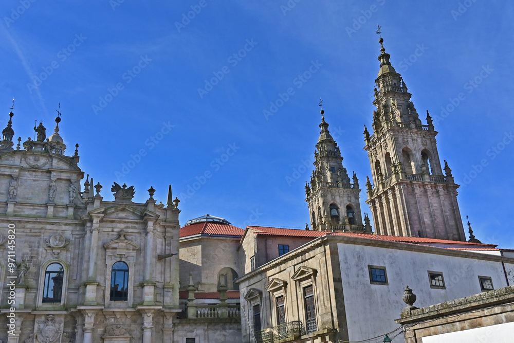 Santiago de Compostela, Galizia, la cattedrale - Spagna Santiago de Compostela, Galizia, la cattedrale - Spagna