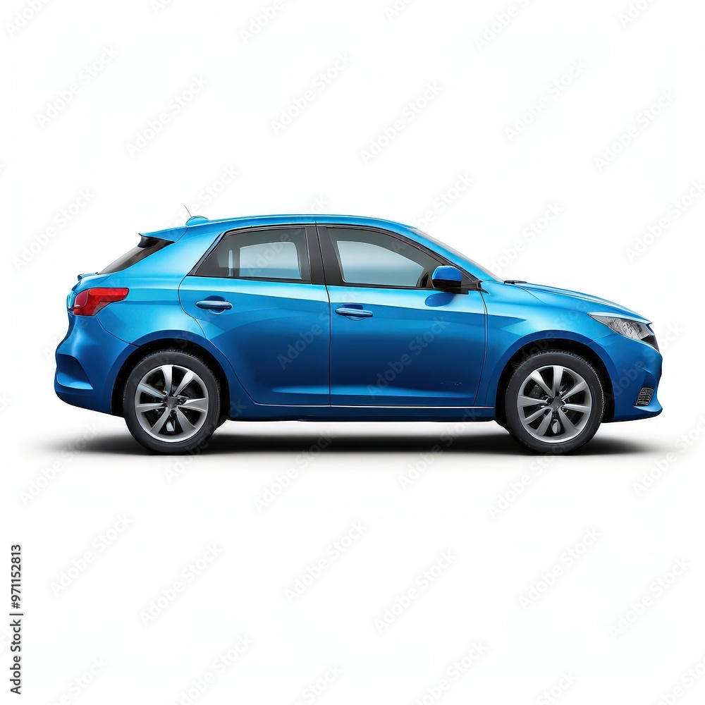 the AI Image Generator, GT Sport blue compact car, the AI Image Generator, GT Sport blue compact car,