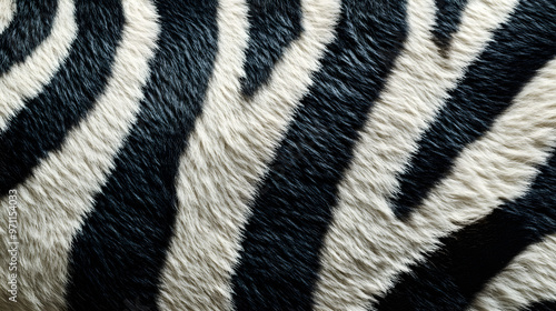 Zebra Fur Stripes photo