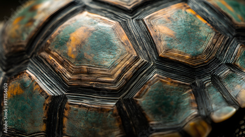 Turtle Shell Texture photo