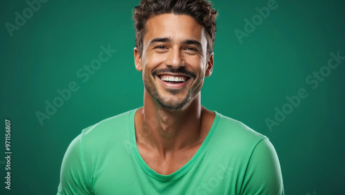 Ultra Handsome Man Smiling