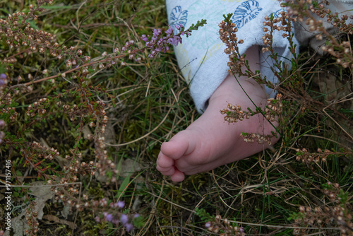 Ein Babyfuss