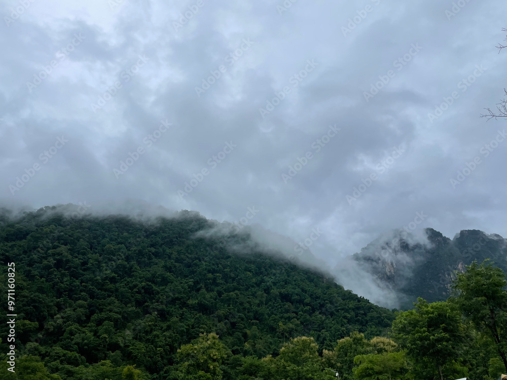 clouds in the mountains clouds in the mountains