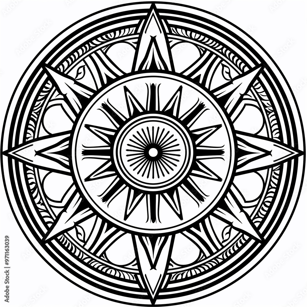 Adult colouring book page
Adult colouring book page