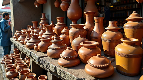 Handcrafted Clay Pots: Traditional Cooking and Storage Vessels