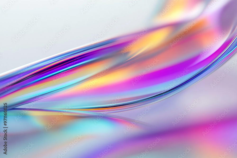 Obraz premium Abstract rainbow background design, 3d rendering