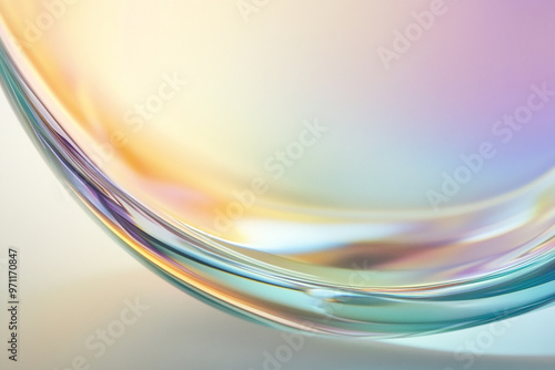 Abstract rainbow background design, 3d rendering