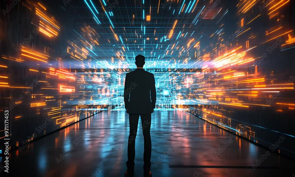 Digital transformation conceptual for next generation technology era Digital transformation conceptual for next generation technology era