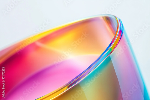 Abstract rainbow background design, 3d rendering