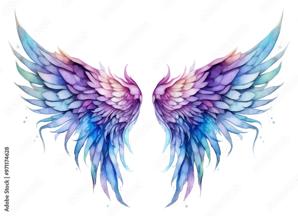 PNG Wings fairy art white background. PNG Wings fairy art white background.