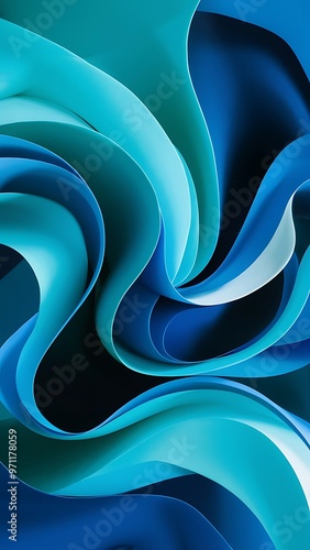 Wallpaper Mural Abstract blue background. Torontodigital.ca