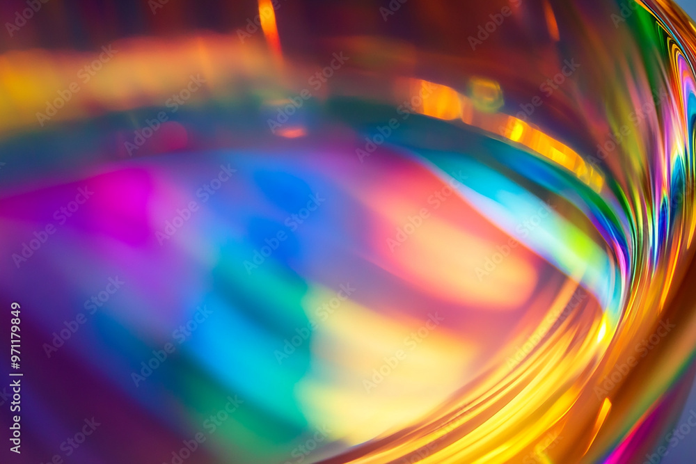 Obraz premium Abstract rainbow background design, 3d rendering
