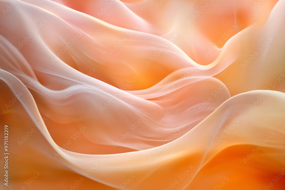 Abstract Orange and White Wavy Texture Background Abstract Orange and White Wavy Texture Background
