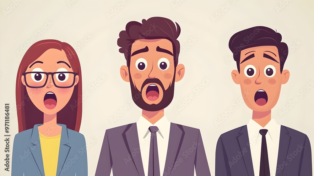 Animated Facial Expressions of Job Candidate Reacting to Unexpected Interview Questions Animated Facial Expressions of Job Candidate Reacting to Unexpected Interview Questions