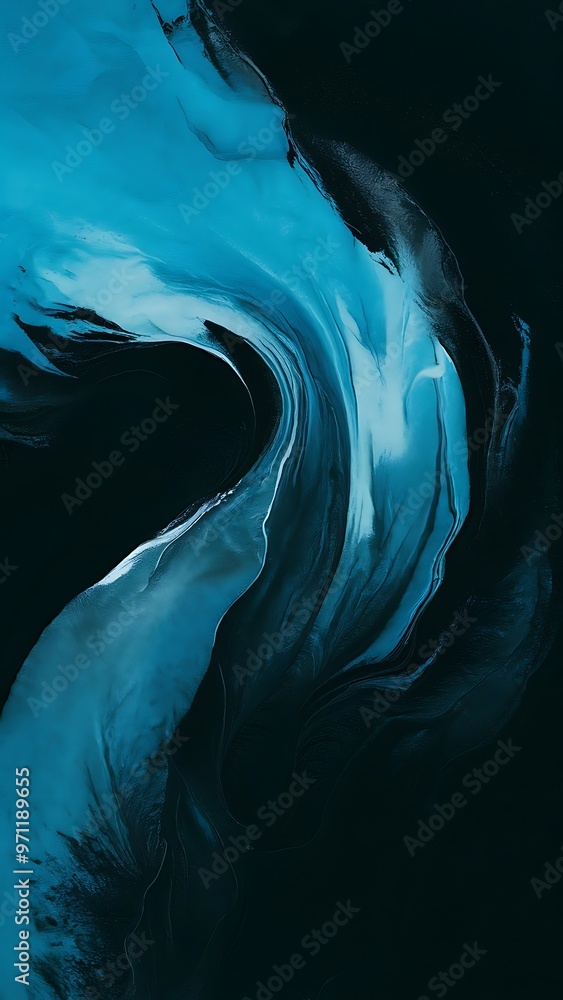 Naklejka premium Abstract blue background.