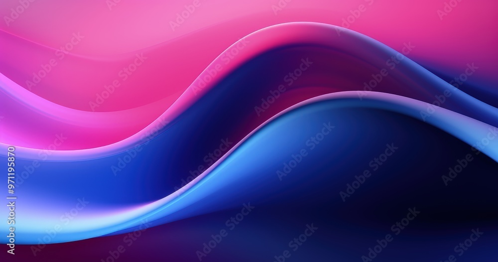A vibrant abstract wave pattern blending pink and blue hues, creating a smooth, flowing visual effect. A vibrant abstract wave pattern blending pink and blue hues, creating a smooth, flowing visual effect.