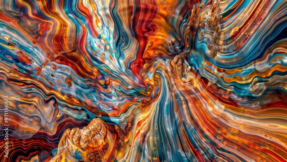 Vivid Abstract Swirls. Colorful, swirling abstract design. Vivid Abstract Swirls. Colorful, swirling abstract design.