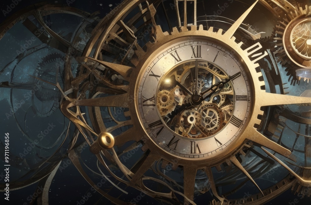 Fragments of Time: A Surreal Exploration of a Shattered Clock Fragments of Time: A Surreal Exploration of a Shattered Clock