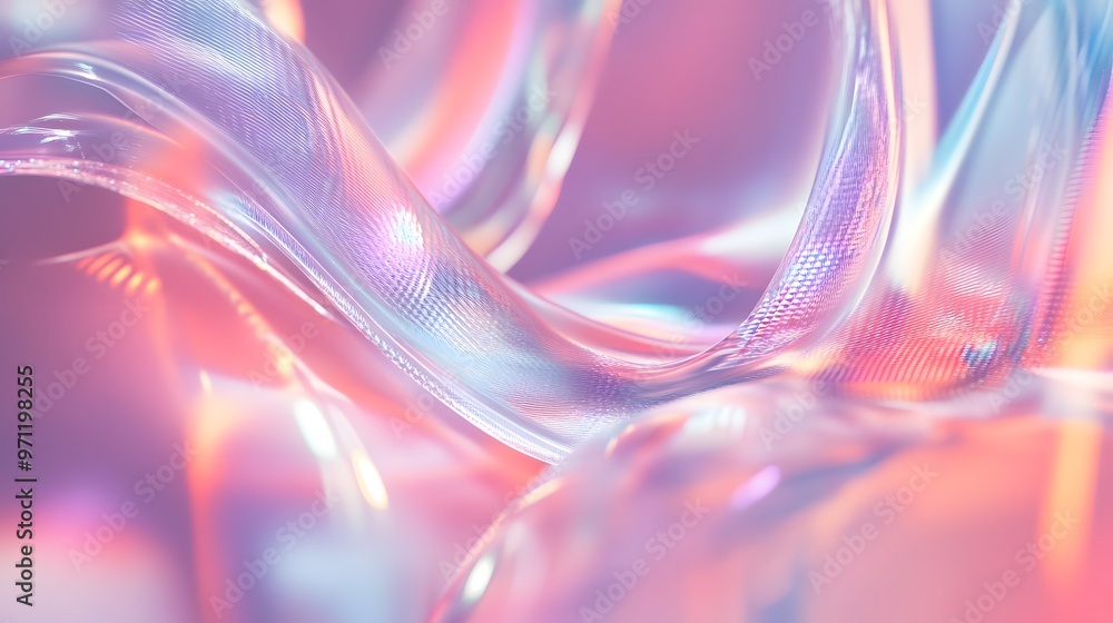 Digital holographic layers on a muted background with futuristic details Digital holographic layers on a muted background with futuristic details
