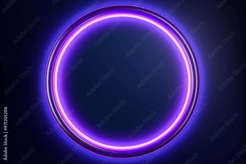 A glowing purple ring A glowing purple ring