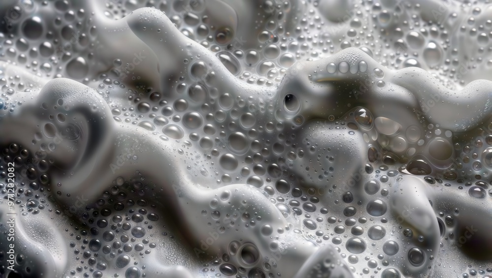 Sudsy Texture. Close-up of soap bubbles. Sudsy Texture. Close-up of soap bubbles.
