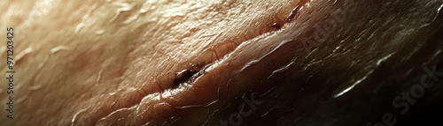 Close-up of skin texture showcasing unique patterns, highlighting the intricate details and natural imperfections.