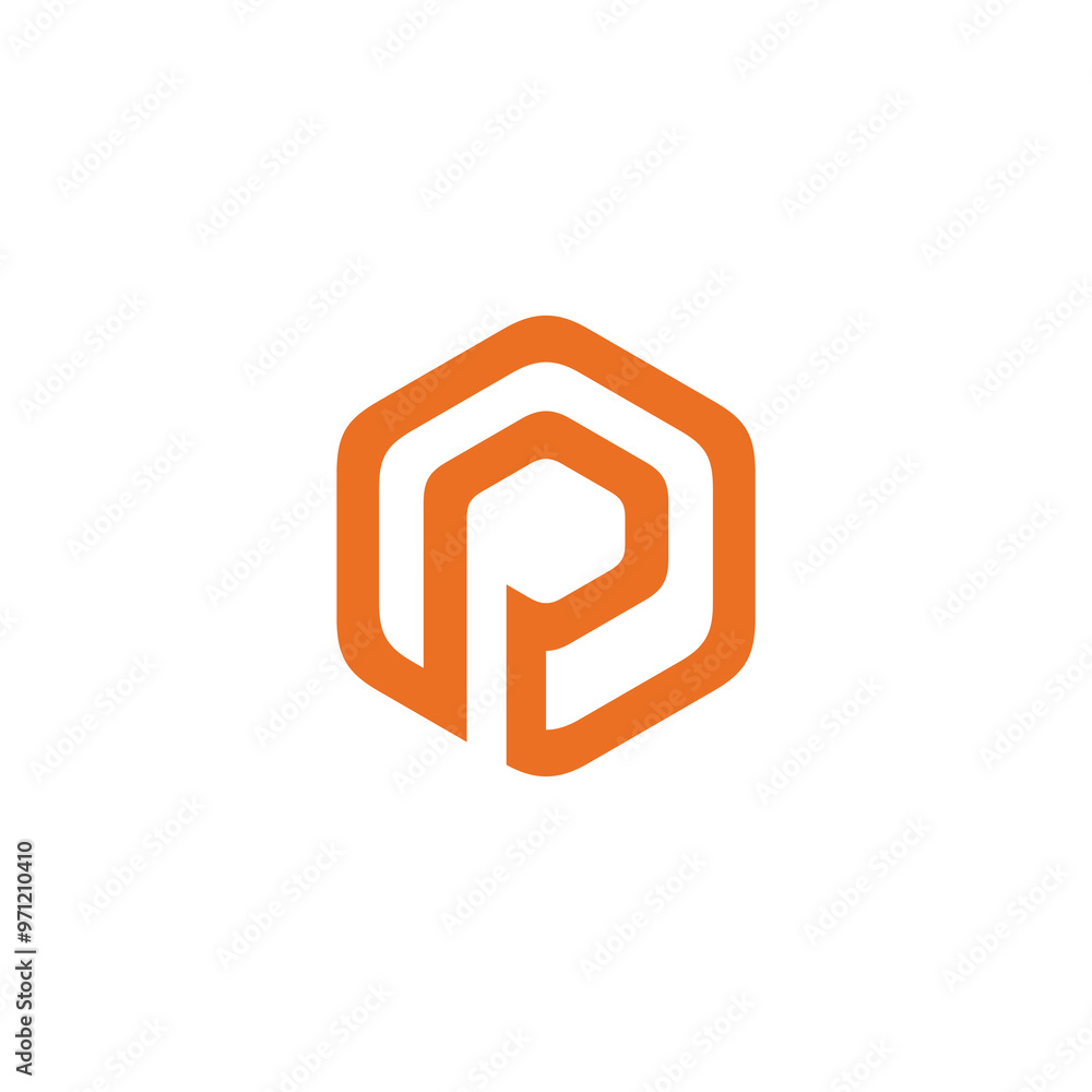 Hexagon Letter P Logo design vector template Hexagon Letter P Logo design vector template