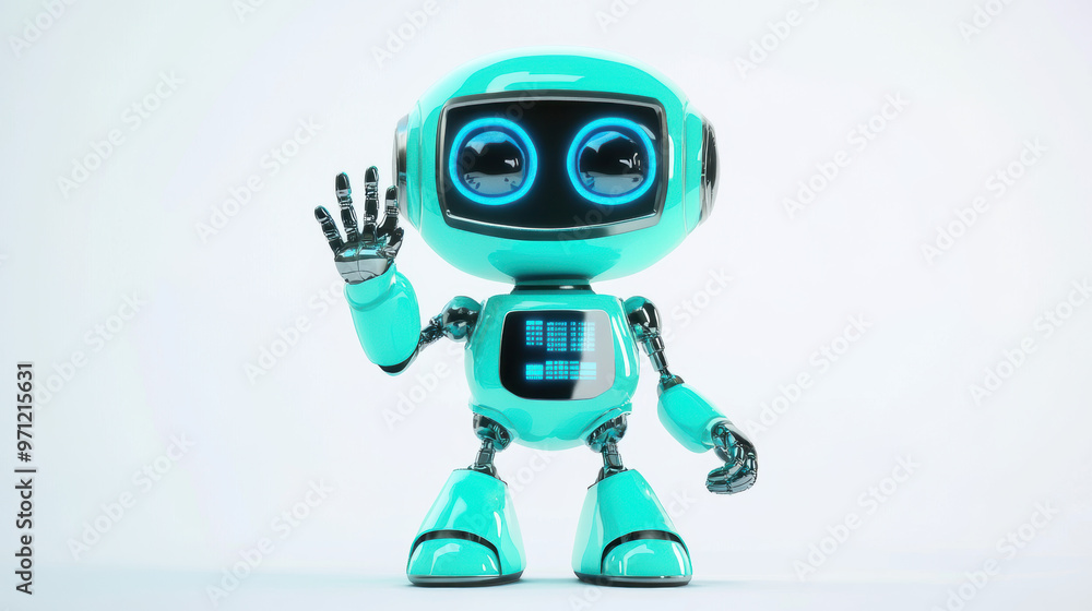 Friendly Robot. Friendly Robot.