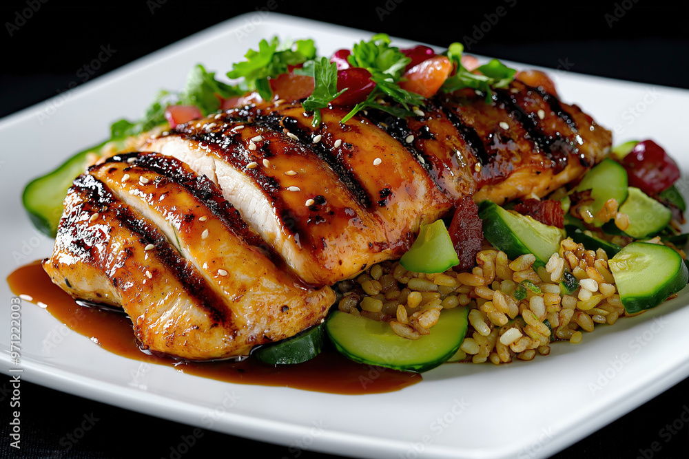 Chicken With Fried Rice Chicken With Fried Rice