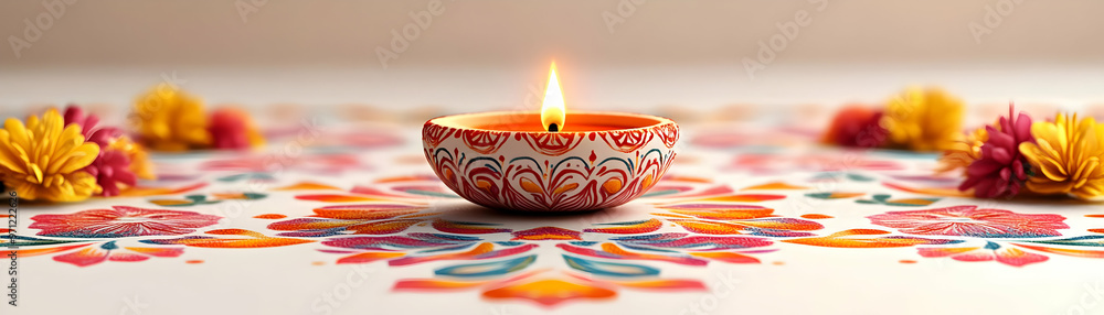 Abstract Vector of Diwali Diya and Floral Pattern Isolated on White, Showcasing Cultural Beauty and Festive Energy for Celebratory Themes Abstract Vector of Diwali Diya and Floral Pattern Isolated on White, Showcasing Cultural Beauty and Festive Energy for Celebratory Themes
