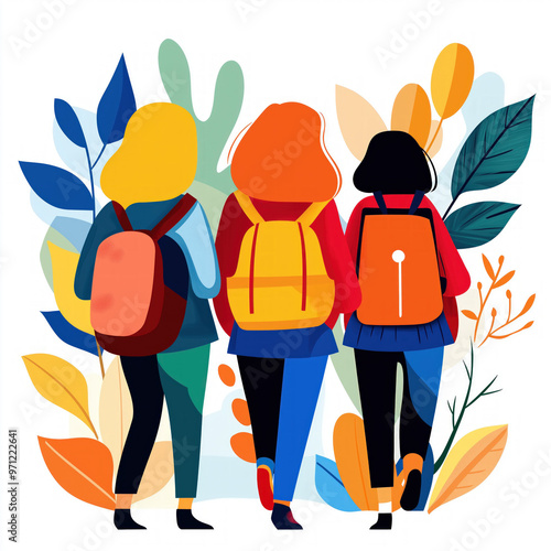College Students Walking Is...