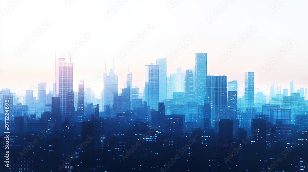 Fototapeta premium City Skyline.