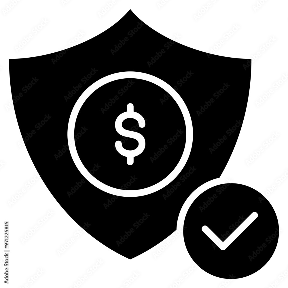 Insurance Glyph Icon Insurance Glyph Icon