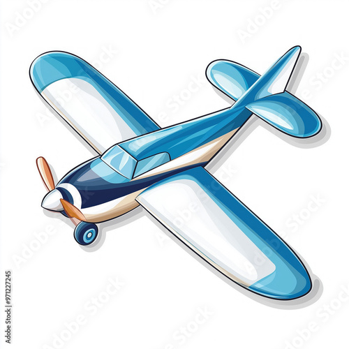 Glider Plane Isolated