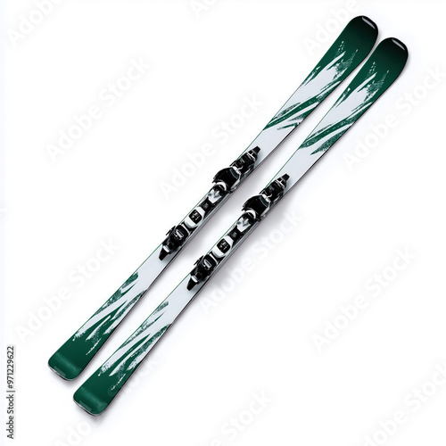 Ski Poles Isolated