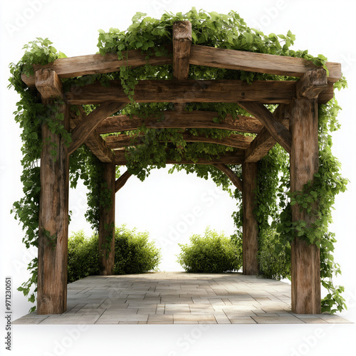 Trellis Isolated photo