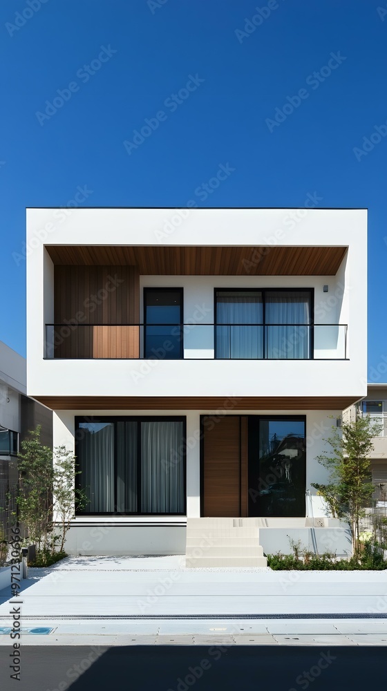 Modern Two Story Home with Minimalist Design Modern Two Story Home with Minimalist Design