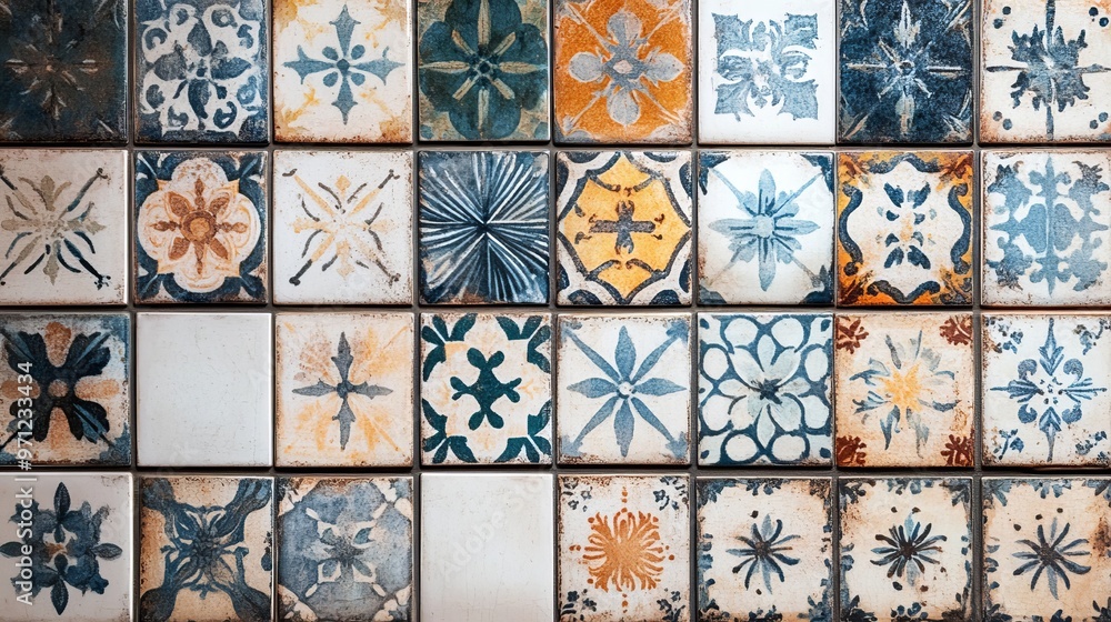 Lisbon tiles in construction Lisbon tiles in construction