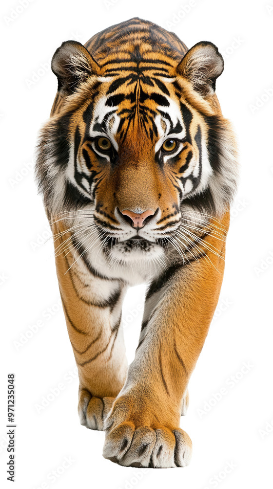 Naklejka premium An exotic wild animal thriving on transparent background