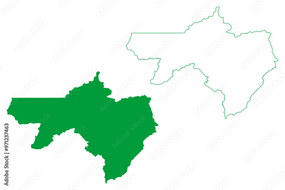 Xapuri municipality (Acre state, Municipalities of Brazil, Federative Republic of Brazil) map vector illustration, scribble sketch Xapuri map Xapuri municipality (Acre state, Municipalities of Brazil, Federative Republic of Brazil) map vector illustration, scribble sketch Xapuri map